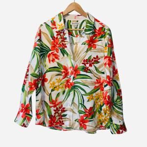 Tommy Bahama button up shirt linen sz Large
